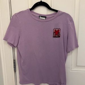 Zara purple tshirt